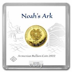 2022 Armenia 1 gram Gold 100 Dram Noah's Ark BU