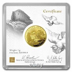 2022 Armenia 1 gram Gold 100 Dram Noah's Ark BU