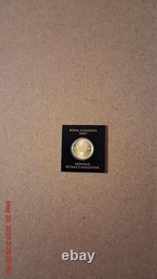 2022 Canada 50 cent Maplegram 1 gram. 9999 Fine Gold in Assay Holder
