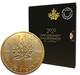 2022 Canada Gold Maplegram Coin- 1 Gram. 9999 Fine Gold