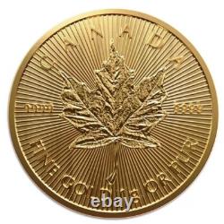 2022 Canada Gold Maplegram Coin- 1 gram. 9999 Fine Gold