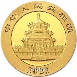 2022 China 3 gram Gold Panda BU (Sealed) SKU#240905