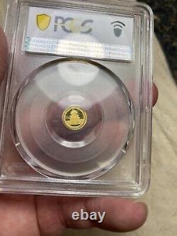 2022 China Panda. 9999 1 Gram Pure Gold Coin 10 Yuan PCGS MS68 40th Anniversary