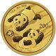 2022 Chinese Gold Panda 15 Grams Coin ¥200 Yuan Brilliant Uncirculated -in Stock