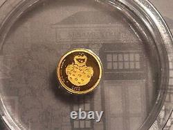 2022 Cookie Monster Samoa 1/2 0.5 Gram Gold Proof Coin