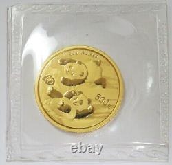 2022 Gold China Panda 500 Yuan 30 Grams Sealed Coin Mint State