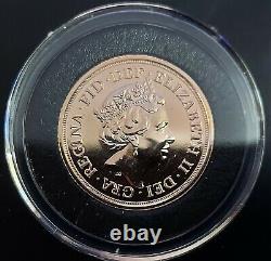 2022 Great Britain Gold Sovereign Coin Gem Bu Platinum Jubilee withDisplay