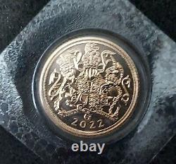 2022 Great Britain Gold Sovereign Coin Gem Bu Platinum Jubilee withDisplay