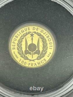 2022 Lady Diana. 9999 1/2 Gram Gold Coin, Republique De Djibouti #vt116