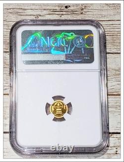 2022 Mongolia Mother Teresa PF70 U. C NGC, Gold coin, 0.5 gram