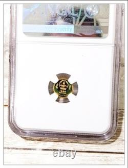 2022 Mongolia Mother Teresa PF70 U. C NGC, Gold coin, 0.5 gram