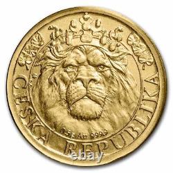 2022 Niue 25x 1/2 gram Gold Czech Lion BU SKU#252513