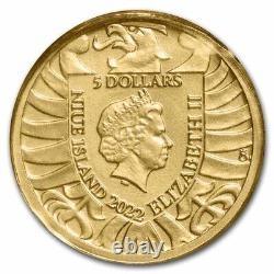 2022 Niue 25x 1/2 gram Gold Czech Lion BU SKU#252513