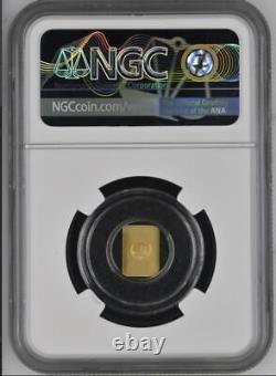 2022 Palau 1/2 gram Gold $1 Ace of Spades Card Shaped Coin NGC 70 FR pop 15