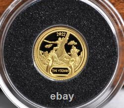 2022 Samoa Viking 1/2 Gram. 999 Gold with COA