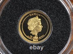 2022 Samoa Viking 1/2 Gram. 999 Gold with COA