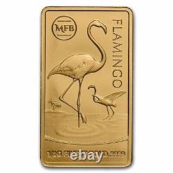 2022 Solomon Isl. 1/2 Gram Gold Famous Motifs Barbados Flamingo SKU#252623