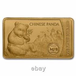 2022 Solomon Isl. 1/2 Gram Gold Famous Motifs Chinese Panda SKU#252744