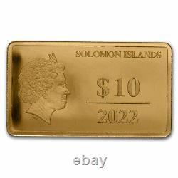 2022 Solomon Isl. 1/2 Gram Gold Famous Motifs Philharmonic SKU#252745