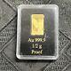 2022 Solomon Isl. Arch Angel Michael Libertad Bullion 1/2 Gram. 9999 Gold Pf Bar