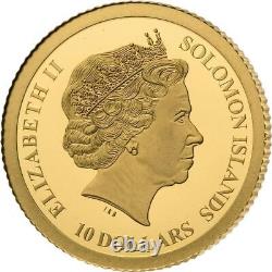 2022 Solomon Islands My Goldheart Koala Darian 0.5g Gold Coin