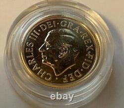 2022 United Kingdom Memorial Sovereign (King Charles iII) 916.7 Gold Coin BU