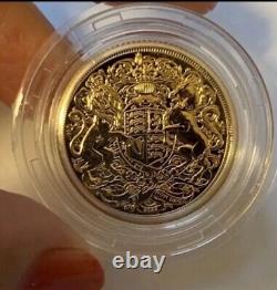 2022 United Kingdom Memorial Sovereign (King Charles iII) 916.7 Gold Coin BU