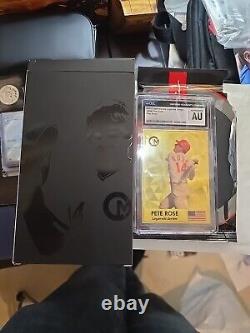 2023 $1 Cook Islands. 5g. 9999 Gold Foil Card Legends Series Pete Rose CGC AU