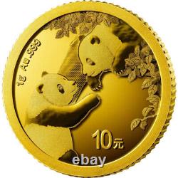 2023 1 Gram Chinese Gold Panda Coin (BU)