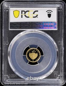 2023 $1 Palau 1 Gram Gold Proof Four Leaf Clover PCGS PR 69 DCAM