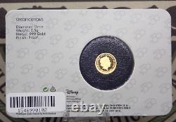 2023 $10 Solomon Islands SNOW WHITE Disney 100 Magical Years. 5g Gold Coin