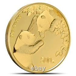 2023 30 Gram Chinese Gold Panda Coin (BU)