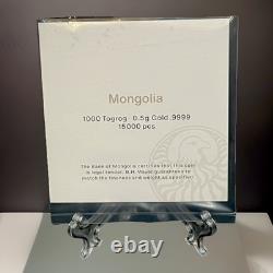 2023? . 9999 Fine Gold Evolution of Life Coin. 5 g Mongolia Nimravidae? CoALtd