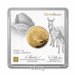 2023 Armenia 1 gram Gold 100 Dram Noah's Ark BU SKU#264112