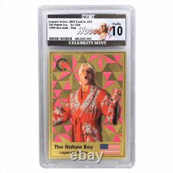 2023 CM Ric Flair Legend Series Card 0.5g Gold Pink Colorway NGCX Prooflike 10