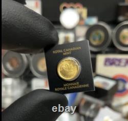 2023 Canada 1 Gram. 9999 Gold 50c Maple Leaf Coin Sealed Queen Elizabeth Realm