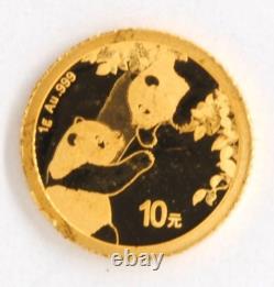 2023 China 10 Yuan. 999 Fine Pure Gold 1 Gram Panda Coin Round Bullion