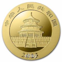 2023 China 30 gram Gold Panda MS-70 PCGS (FDI, Flag Label) SKU#260501