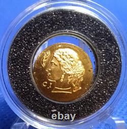 2023 Cook Islands, CIT, Gold Bullion Arethusa, 0.5 grams. 9999 Gold Mint 5,000