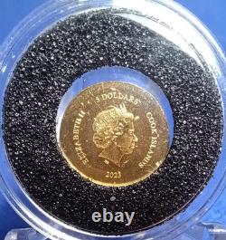 2023 Cook Islands, CIT, Gold Bullion Arethusa, 0.5 grams. 9999 Gold Mint 5,000