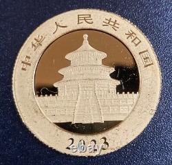 2023 Gold Panda 8 Gram 100 Yuan. 999 Gold