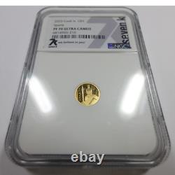 2023 NGC PF70 PROOF UCAM Sparta Cook Islands 1/2 Gram 24k Gold Coin 61384A