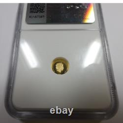 2023 NGC PF70 PROOF UCAM Sparta Cook Islands 1/2 Gram 24k Gold Coin 61384A