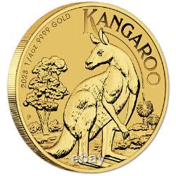2023 P Australia Gold Kangaroo 1/4 oz $25 BU