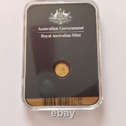 2023 Royal Australian Mint $5 MINI EMU. 5g 1/2 gram 99.99 Gold Coin