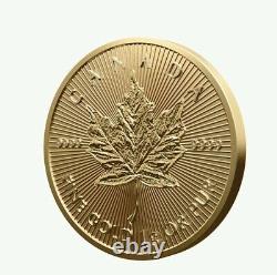 2023 Royal Canadian Mint Pure. 9999 Gold MapleGram 1 Gram Coin Each Assayed