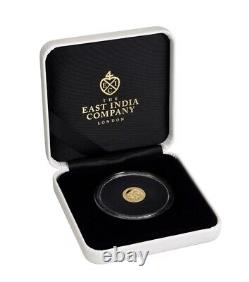 2023 St. Helena 1/2 Gram 0.5g Gold Proof Una and The Lion Box COA Mintage 1000