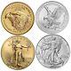 2024 1/10 Oz. American Gold Eagle Bu & 1 Oz American Silver Eagle Bu