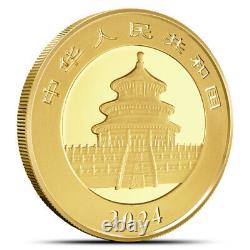 2024 1 Gram Chinese Gold Panda Coin (BU)