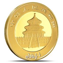 2024 15 Gram Chinese Gold Panda Coin (BU)